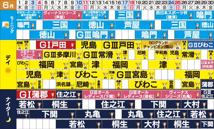 2023年6月のスケジュール