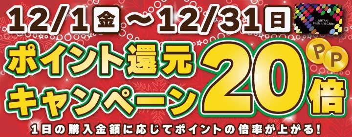 １２月還元キャンペーン